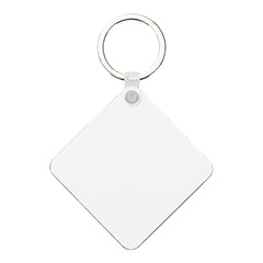 Square Hardboard Keychain Sublimation Blank