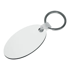 Oval Hardboard Keychain Sublimation Blank